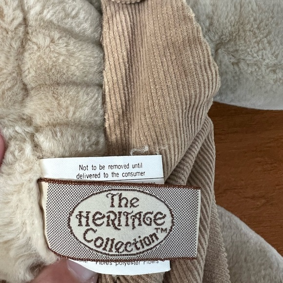 1981 Wrinkles Ganz Bros Boy Dog Puppet Brown Corduroy Overalls Collectible - Picture 5 of 6